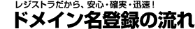 �ɥᥤ��̾��Ͽ��ή�졡�쥸���ȥ������¿����μ¡���®�� 